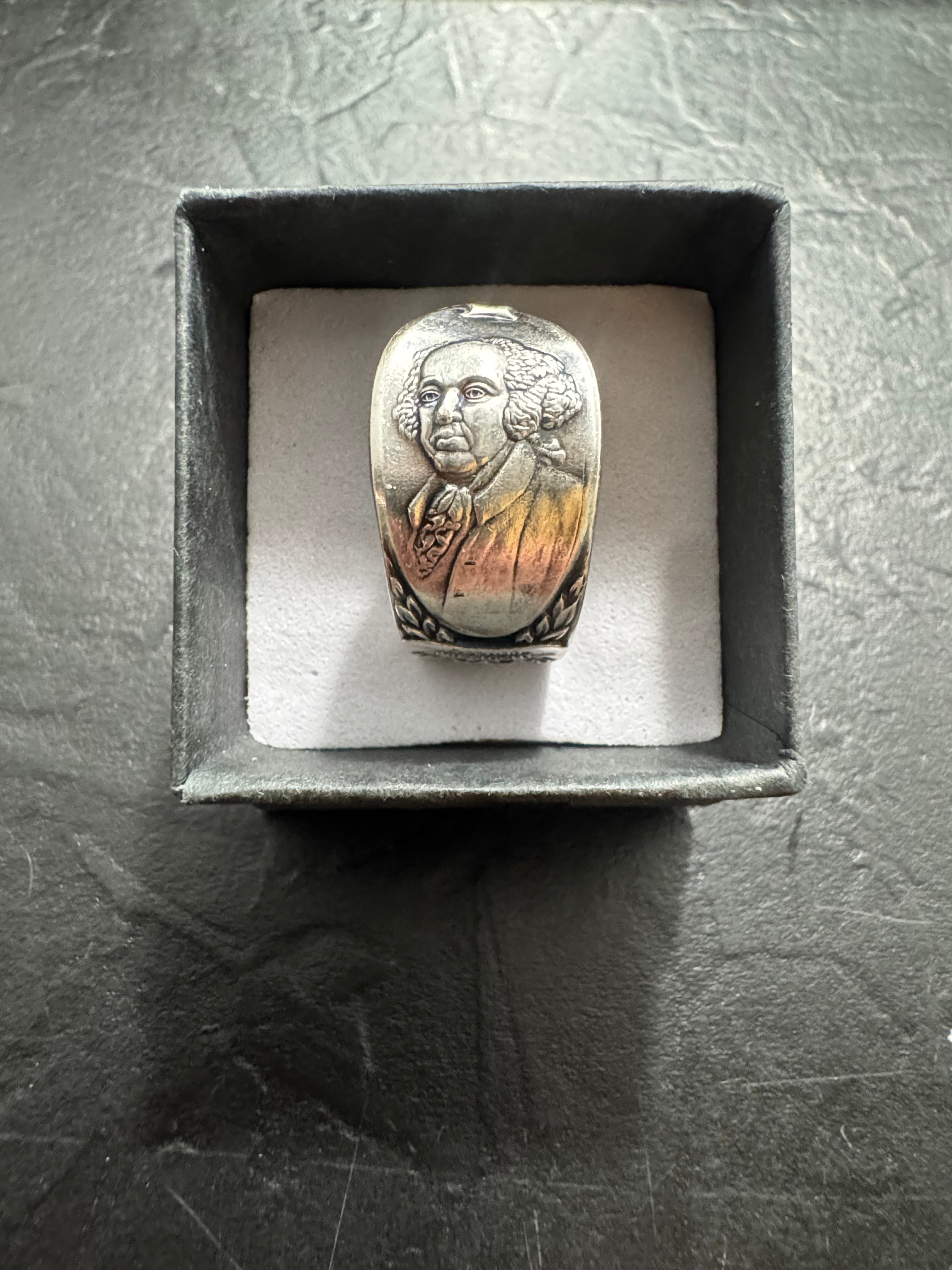 Adams Reforged Spoon Ring (1797–1801) – Size 9