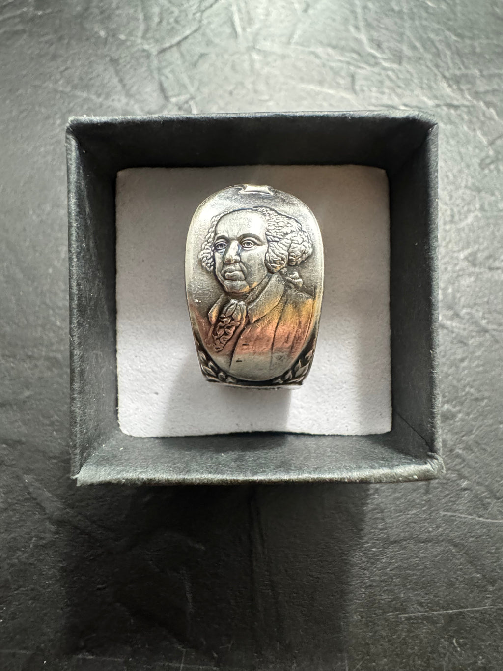 Adams Reforged Spoon Ring (1797–1801) – Size 9