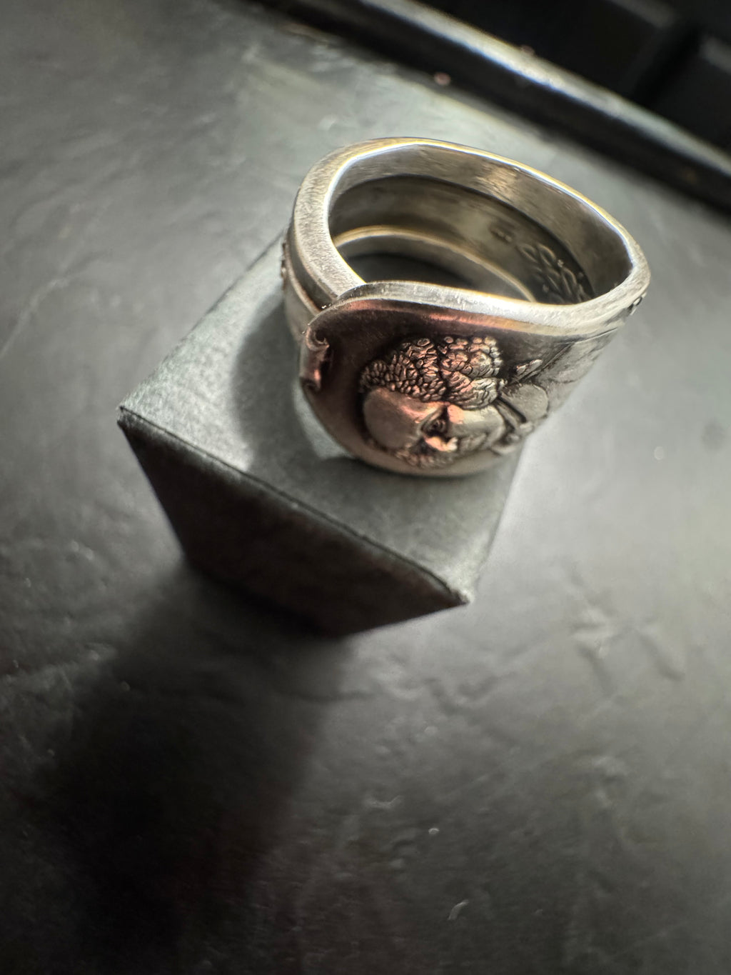 Adams Reforged Spoon Ring (1797–1801) – Size 9