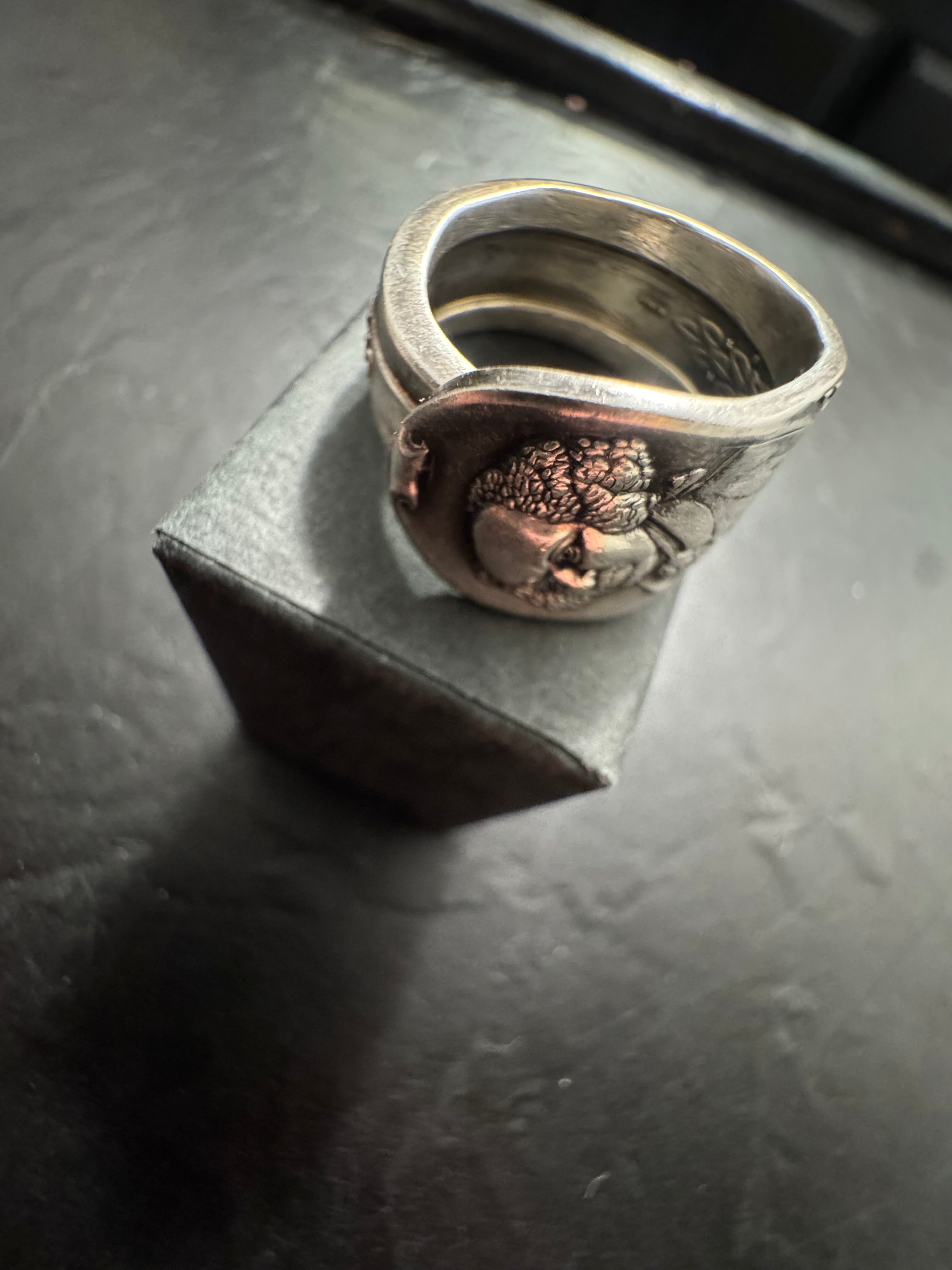 Adams Reforged Spoon Ring (1797–1801) – Size 9