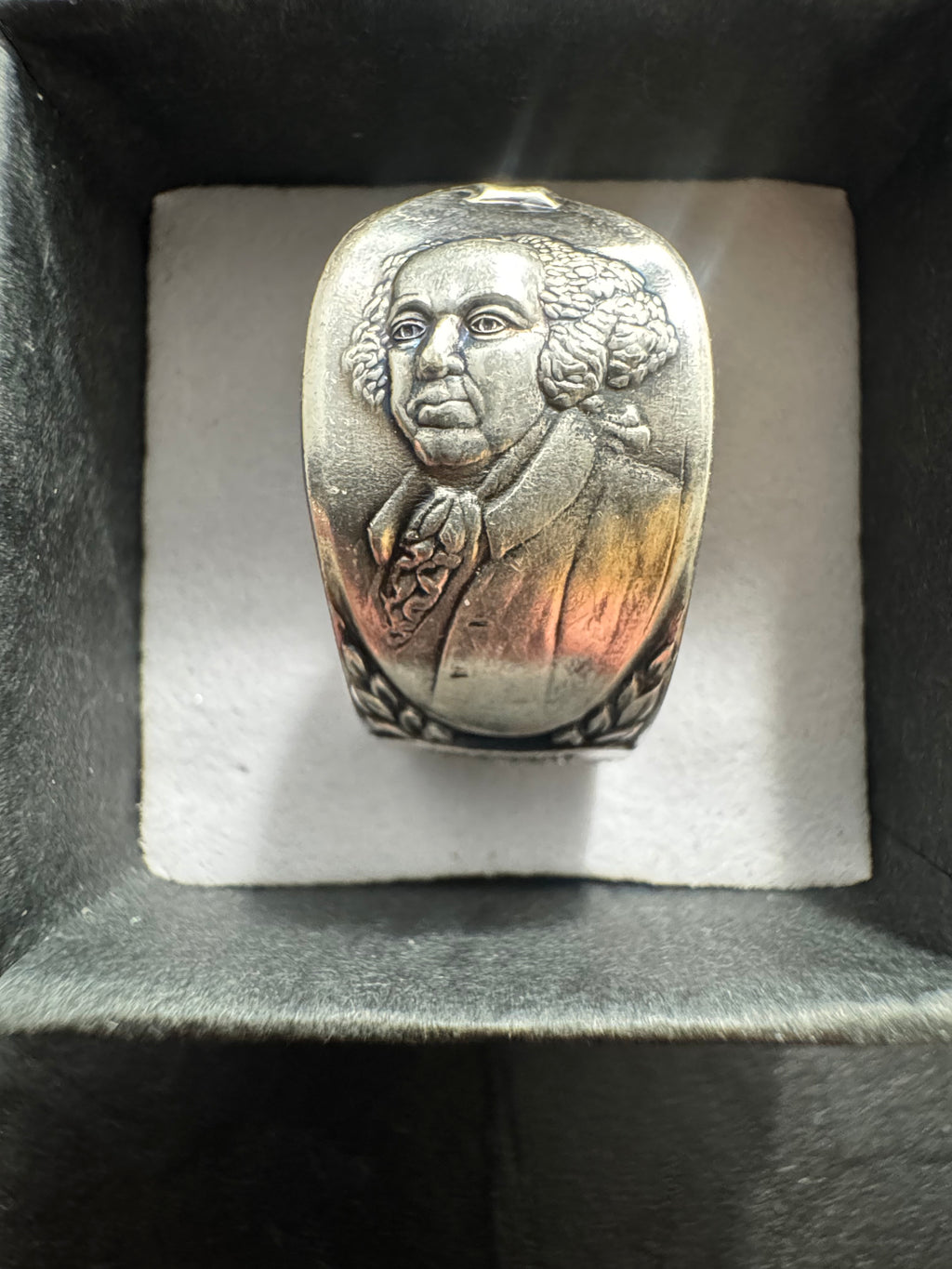 Adams Reforged Spoon Ring (1797–1801) – Size 9