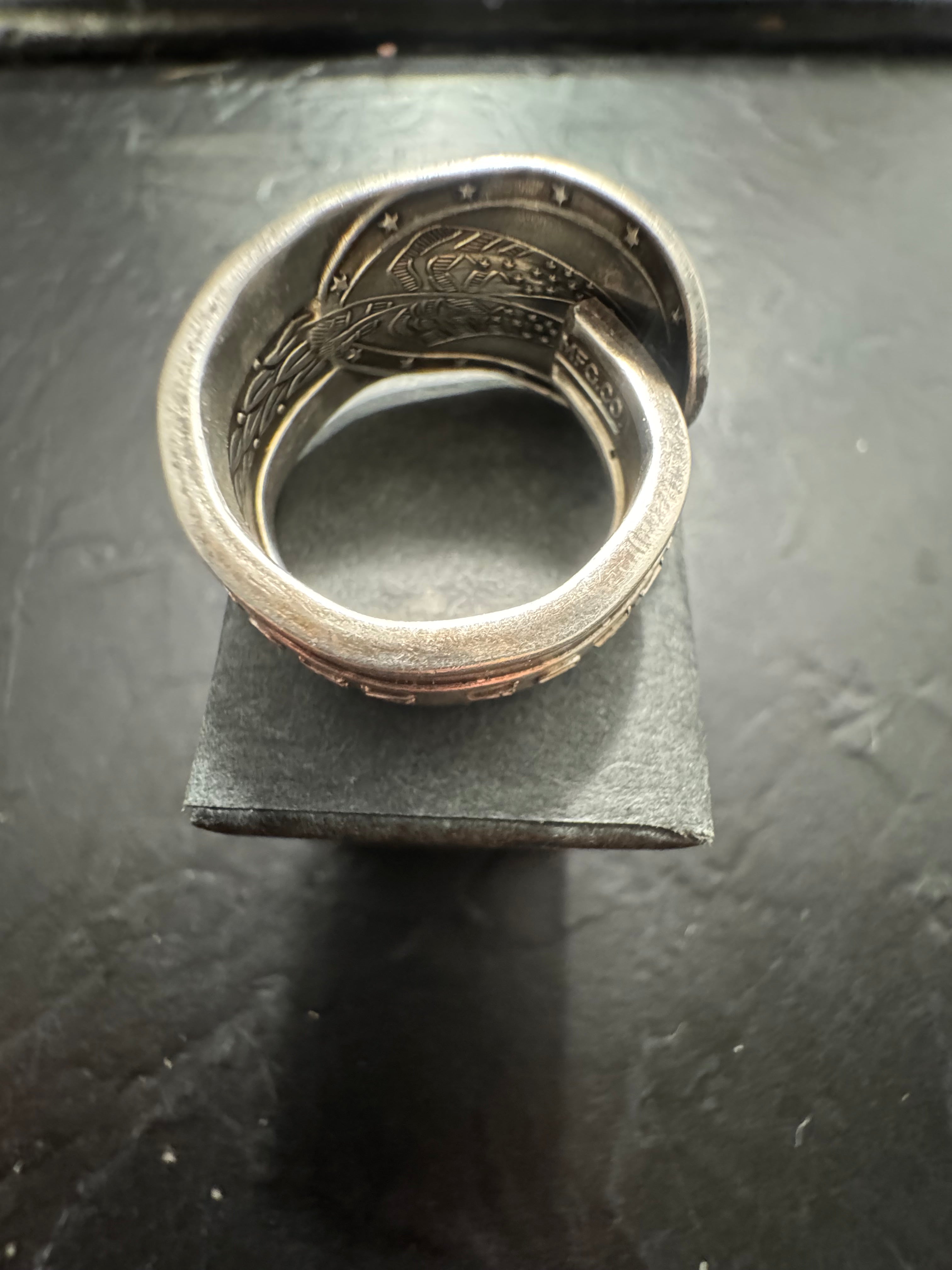 Adams Reforged Spoon Ring (1797–1801) – Size 9