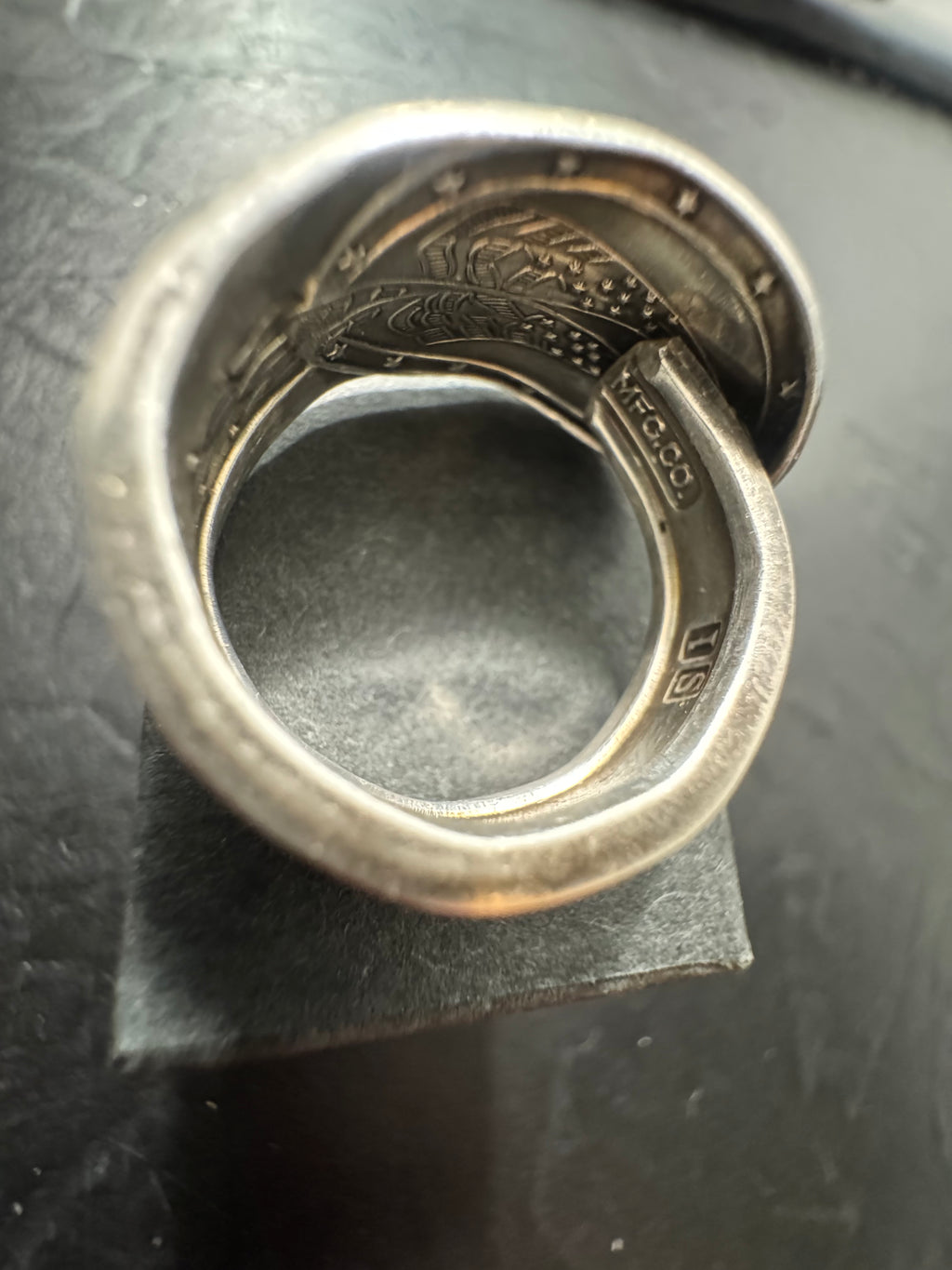 Adams Reforged Spoon Ring (1797–1801) – Size 9
