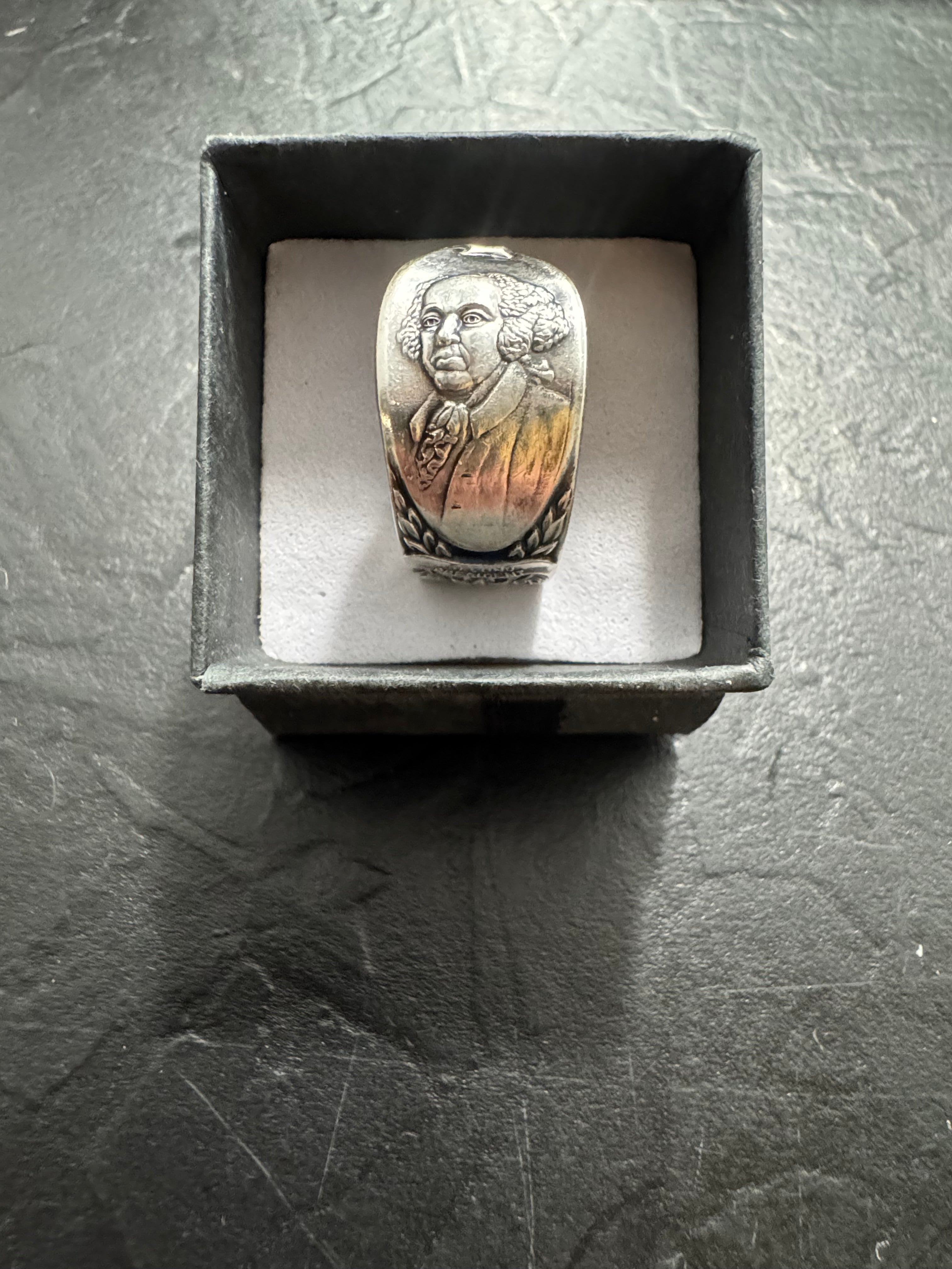 Adams Reforged Spoon Ring (1797–1801) – Size 9