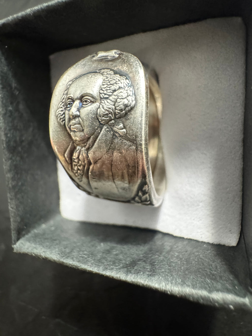 Adams Reforged Spoon Ring (1797–1801) – Size 9