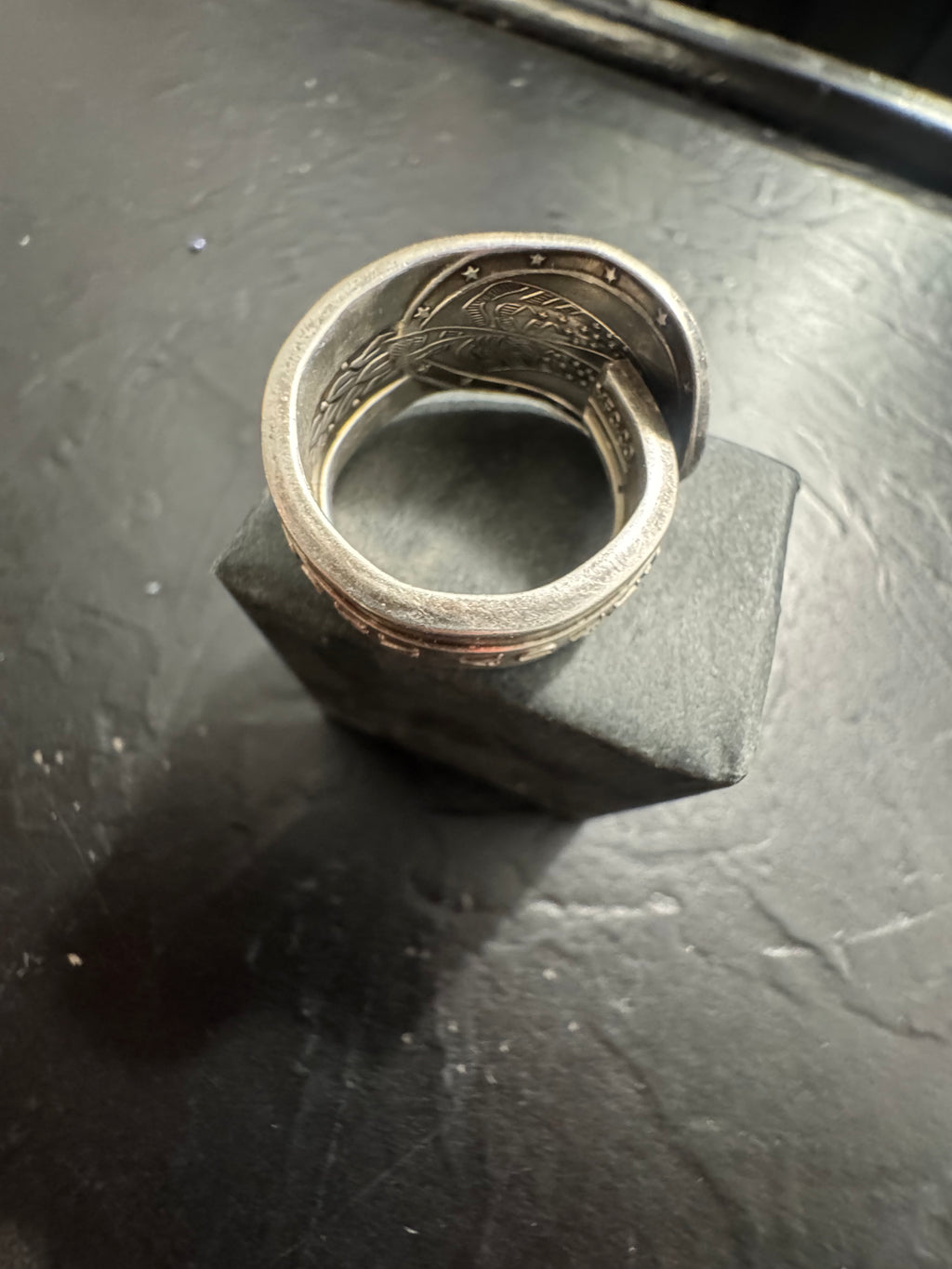 Adams Reforged Spoon Ring (1797–1801) – Size 9