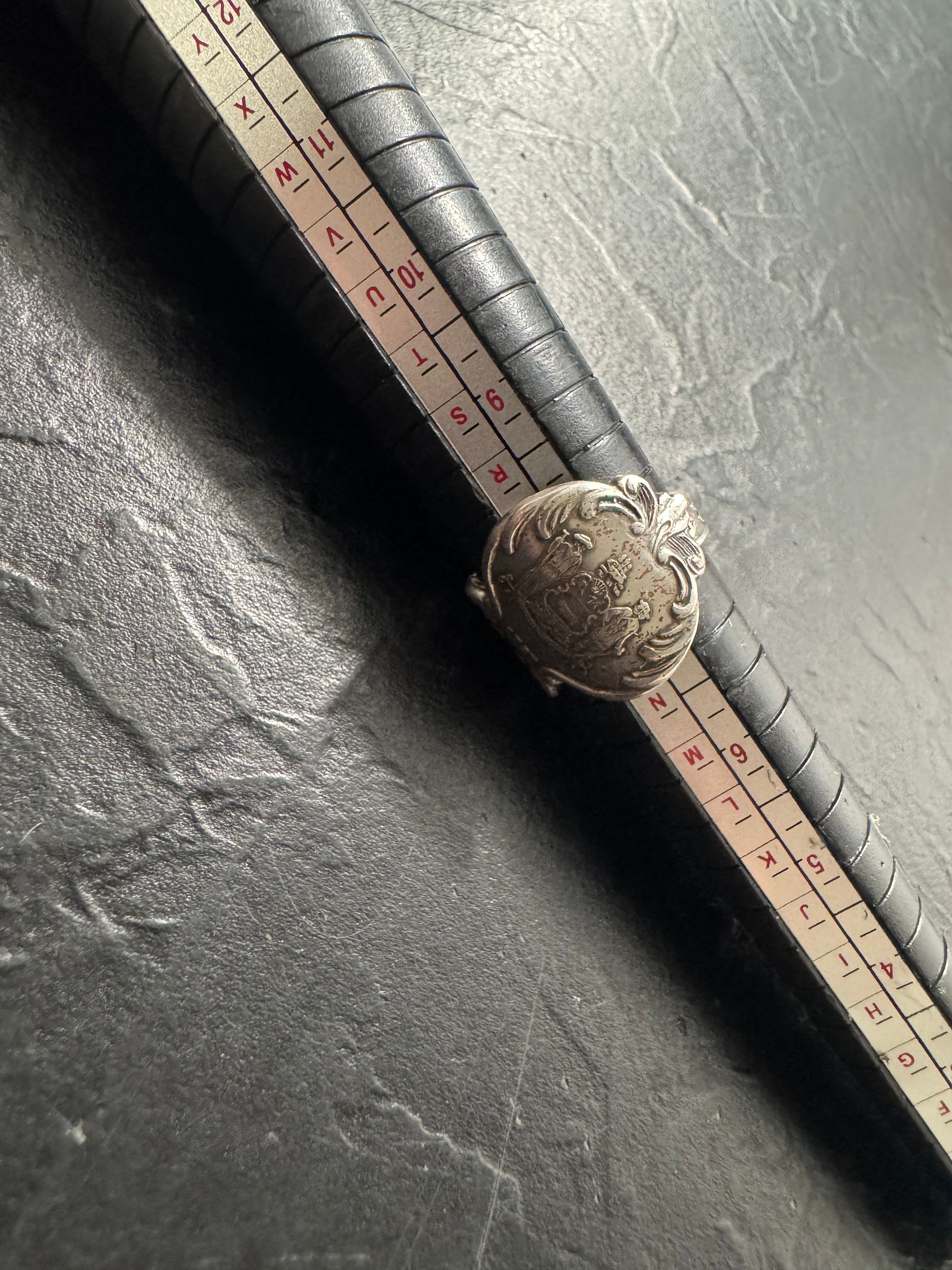 Delaware 1787 Heritage Collection Spoon Ring – Vintage United States Silverware Ring – Handmade Size 7.5