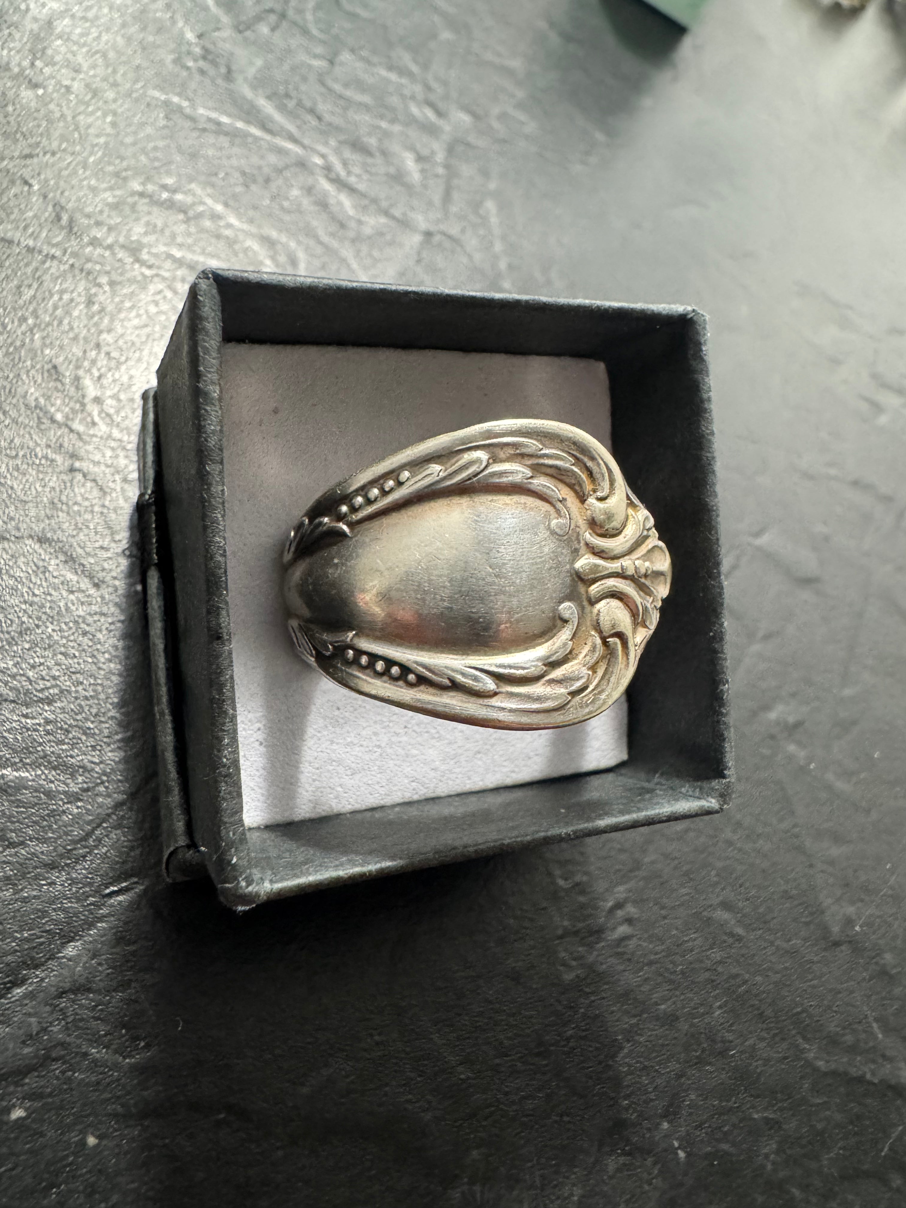 Silver Tide – Vintage Oneida LTD Spoon Ring (Size 10)