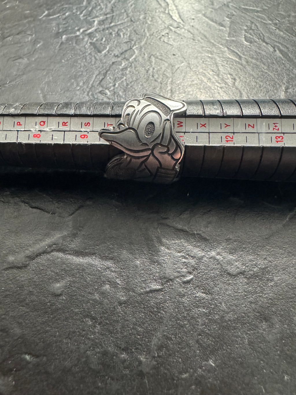 Vintage Donald Duck Spoon Ring – Handmade Disney Silverware Ring – Upcycled Disney Jewelry – Adjustable Character Ring