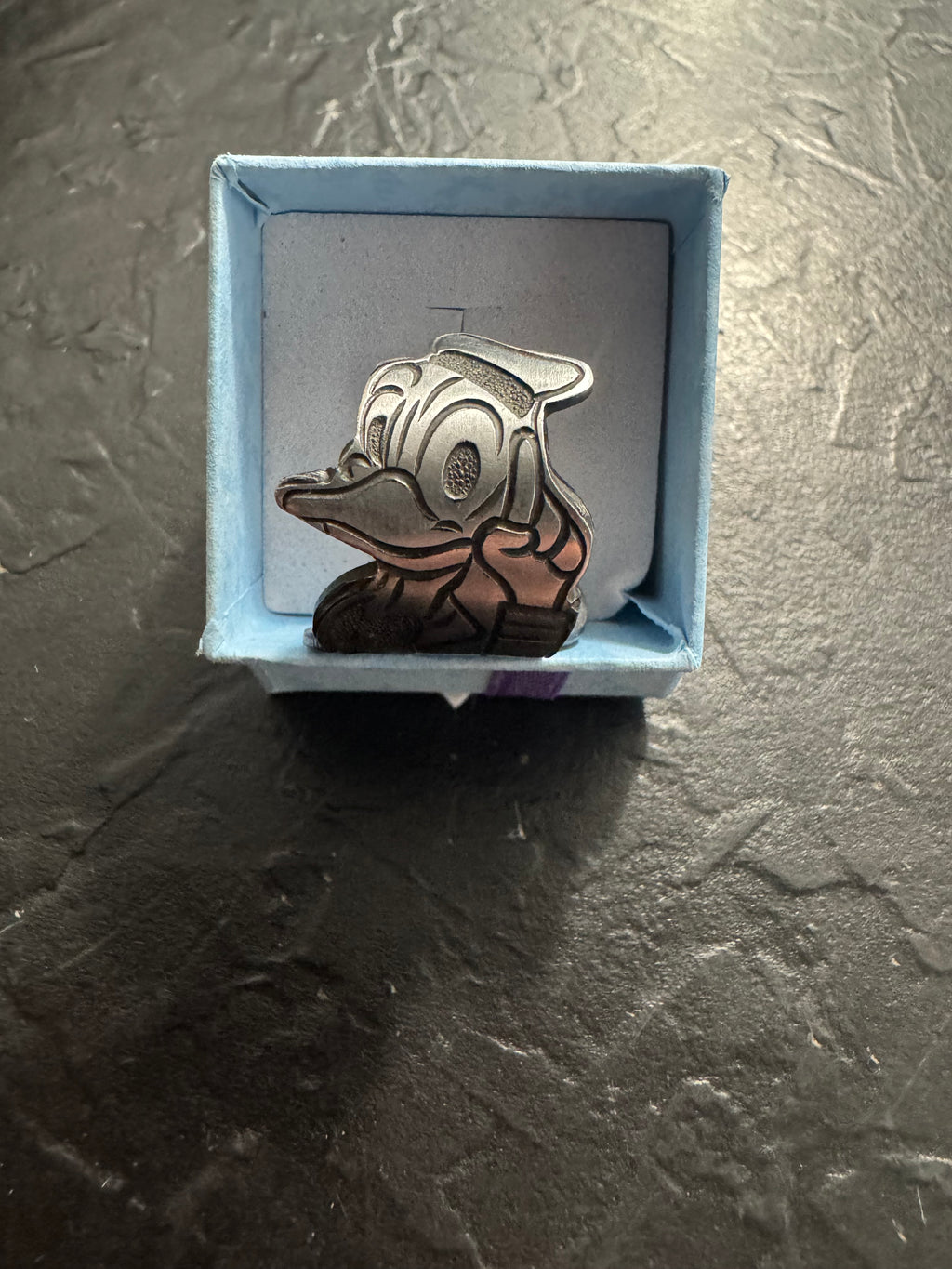 Vintage Donald Duck Spoon Ring – Handmade Disney Silverware Ring – Upcycled Disney Jewelry – Adjustable Character Ring
